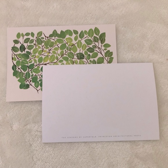 Cards & Sliding Box 20 cards & envelopes “The Seasons”  Prints by Superfolk - Picture 6 of 9